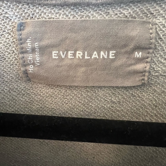 Everlane Heather Gray Cotton Terry Top size medium, washed but unworn. - Picture 2 of 2